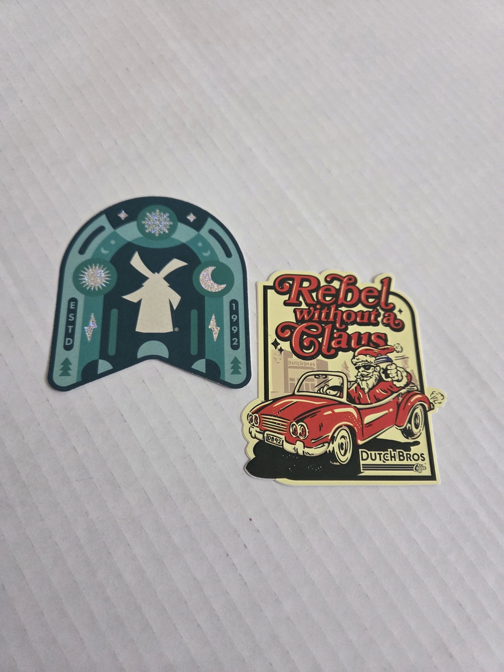 Dutch Bros authentic stickers from previous sticker drops